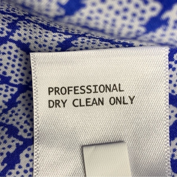 Small NEW Silk Cynthia Rowley Blue White Sleeveless Blouse Lightweight Boho - Picture 10 of 11